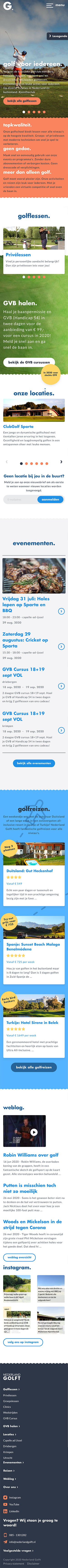 Golf voor iedereen - Scherm 2