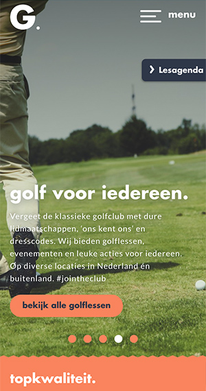 Golf voor iedereen - Scherm 2