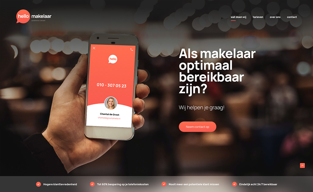Als makelaar optimaal bereikbaar zijn - Scherm 1