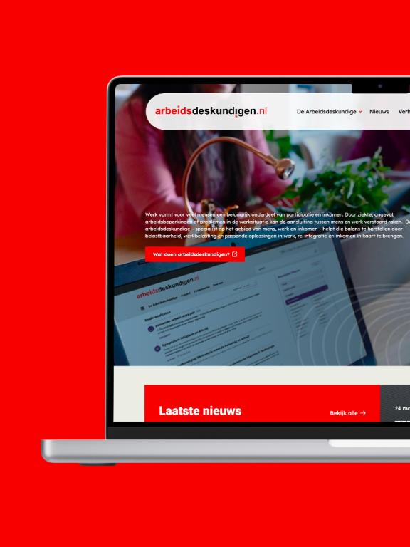 NVvA Arbeidsdeskundigen laptop