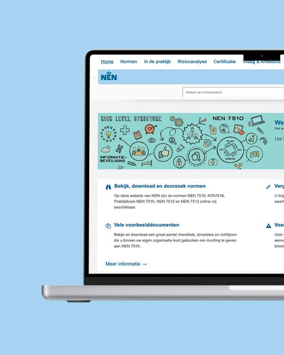 NEN Werken met Platform laptop