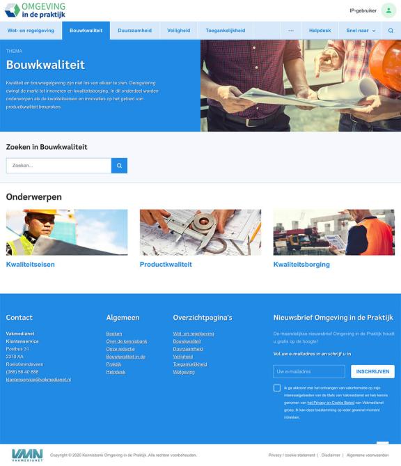 Vakmedianet Kennisplatform screenshot 03