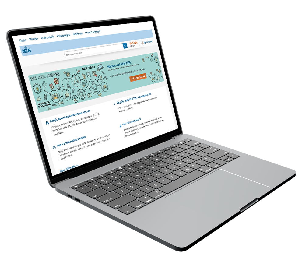 NEN Werken met Platform laptop